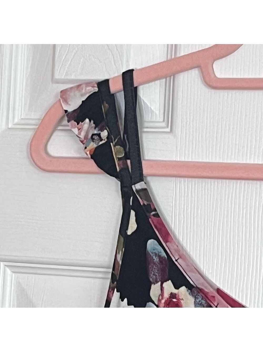 12PM by Mon Ami Black Floral Ruffle Top Small - Picture 9 of 12